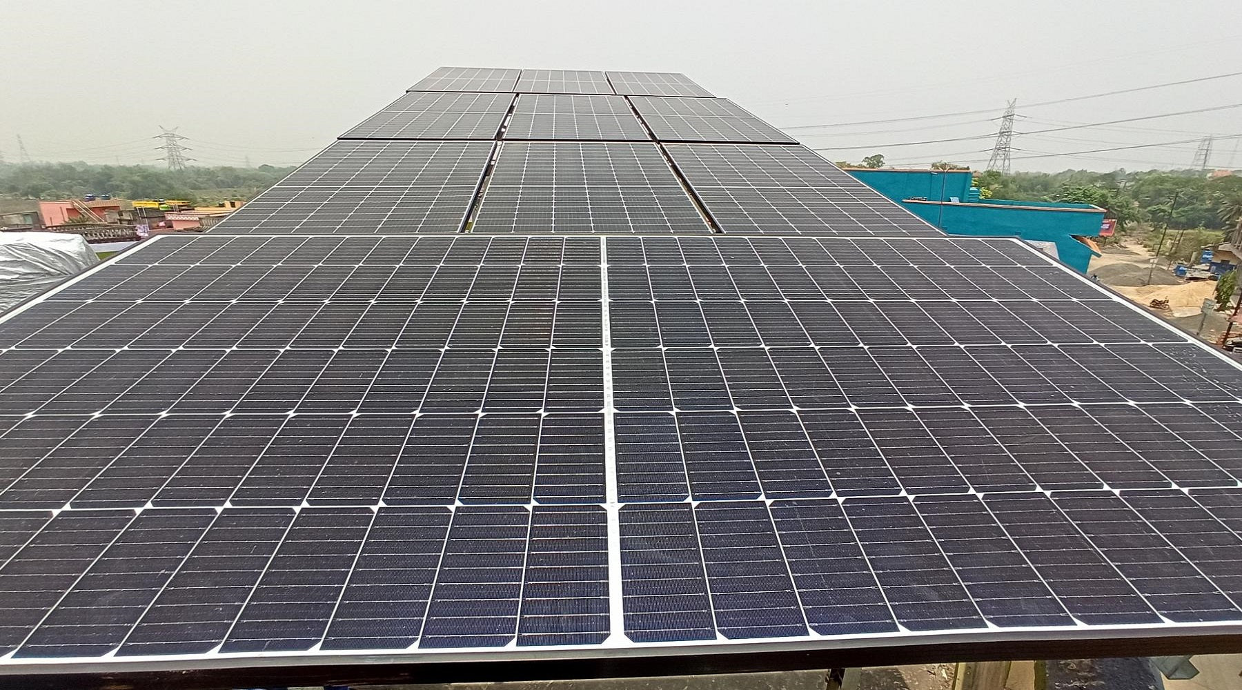 5KW Off Grid Solar System Installation in Andal, WB