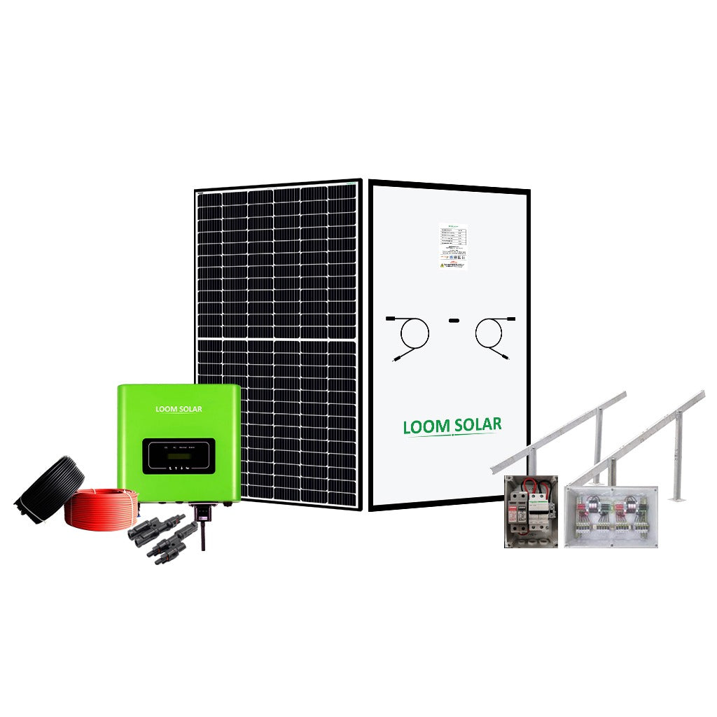 Loom Solar 6 kw Grid Connected three phase solar system for Home & Shops