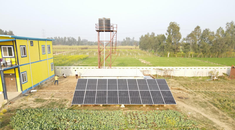 10kW Off Grid Solar System Installation in Sitapur, Uttar Pradesh