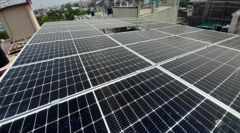 5Kv Hybrid Solar System Installation in Nalhati, Birbhum, West Bengal