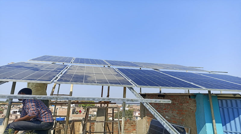 5kW Off Grid Solar System Installation in Begusarai, Bihar