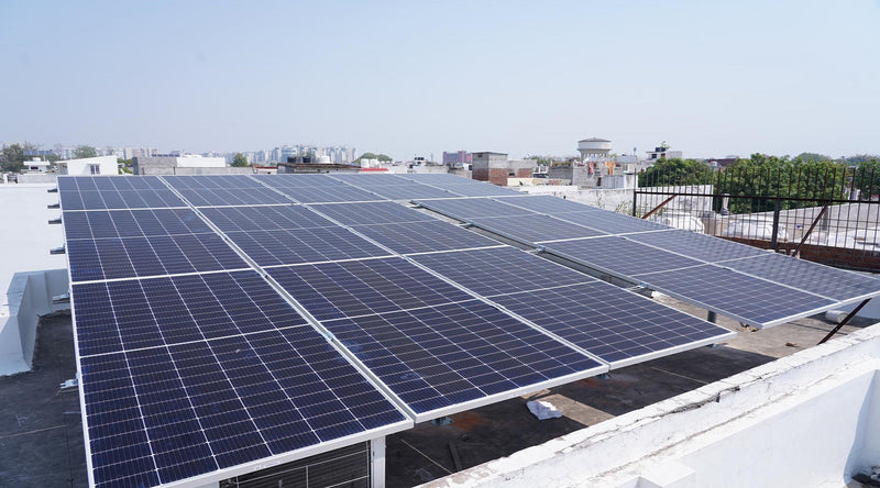 8kW On Grid Solar System Installation in Lucknow, Uttar Pradesh