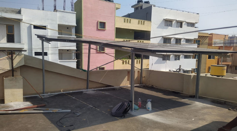 3kw On Grid Solar System Installation in Bangalore, Karnataka