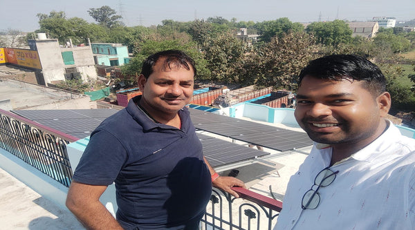5kWh Hybrid Solar System Installation in Mirzapur, Uttar Pradesh