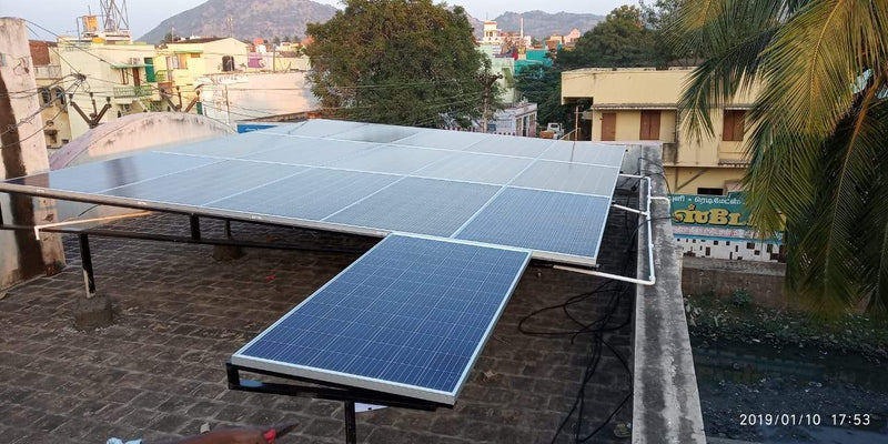 5KW On Grid Solar Solution, Kanaka Nursing Home, Virudhunagar, Tamilnadu