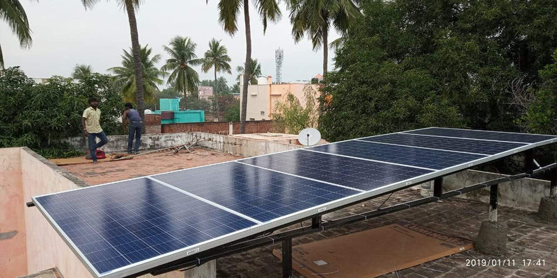 2KW Off Grid Solar Solution, Rajapallayam, Virudhunagar, Tamilnadu
