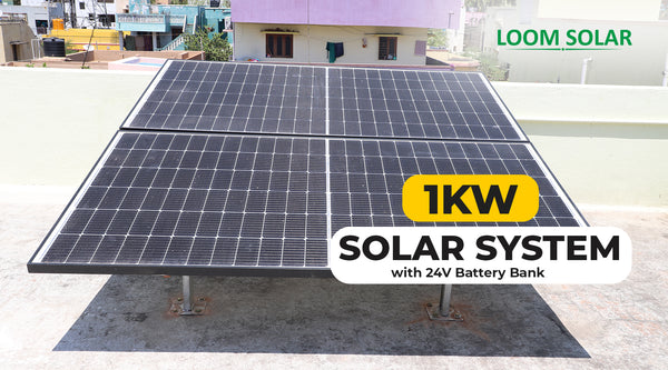 How much would an 1kW off grid solar system cost in India, 2023?