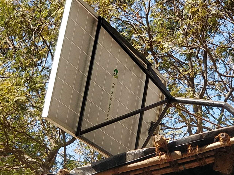 320 Watt Loom Solar Panel Installation in West Mumbai, Maharashtra