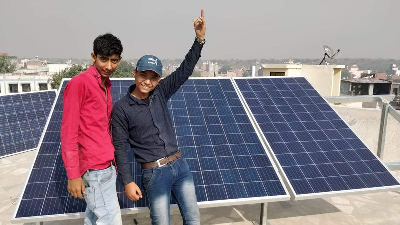 Loom Solar 1 KW solar Installations in Jaitpur Village, Badarpur, New Delhi