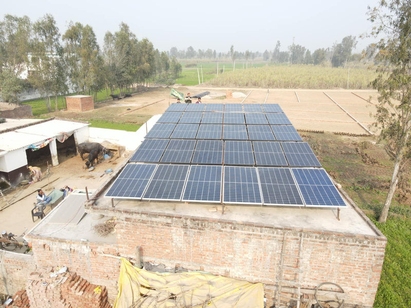 15kW On Grid Solar System Installation in Muradabad, Uttar Pradesh