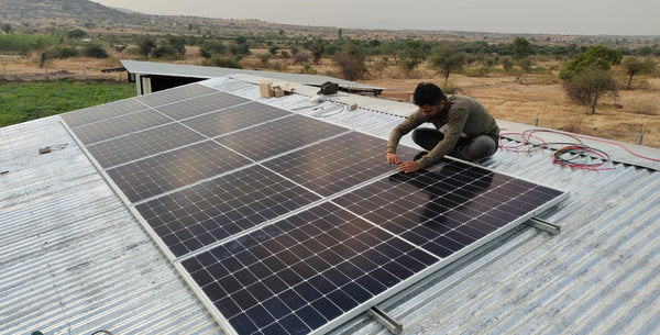 3kW Off Grid Solar System Installation in Dhule, Maharashtra