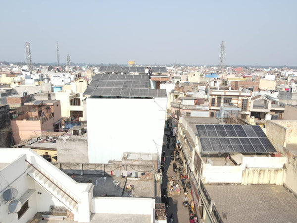 65kW Hybrid Solar System Installation in Amroha, Uttar Pradesh