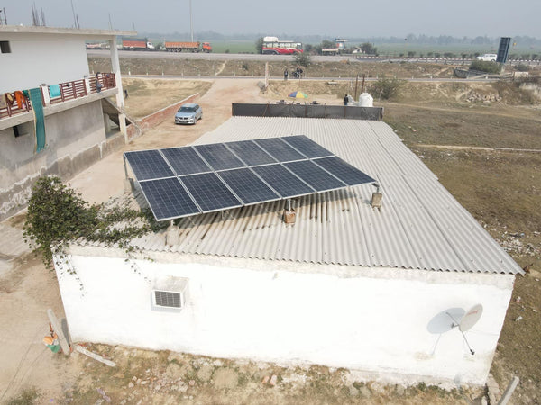 5kW Off Grid Solar System Installation in Lucknow, Uttar Pradesh