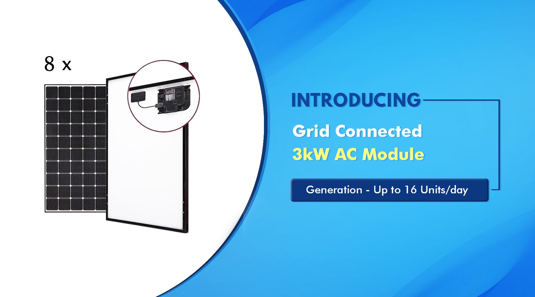 3kW Ongrid Solar System price in India 2023
