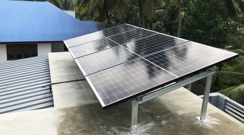 3kW Off Grid Solar Panel System in Thrissur, Kerala