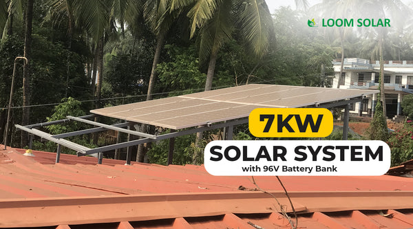 7kW Off Grid Solar System Price in India, 2024