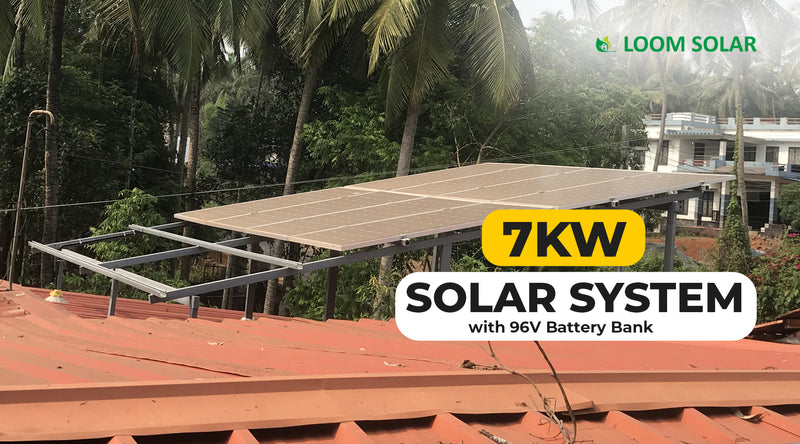 7kW Off Grid Solar System Price in India, 2023