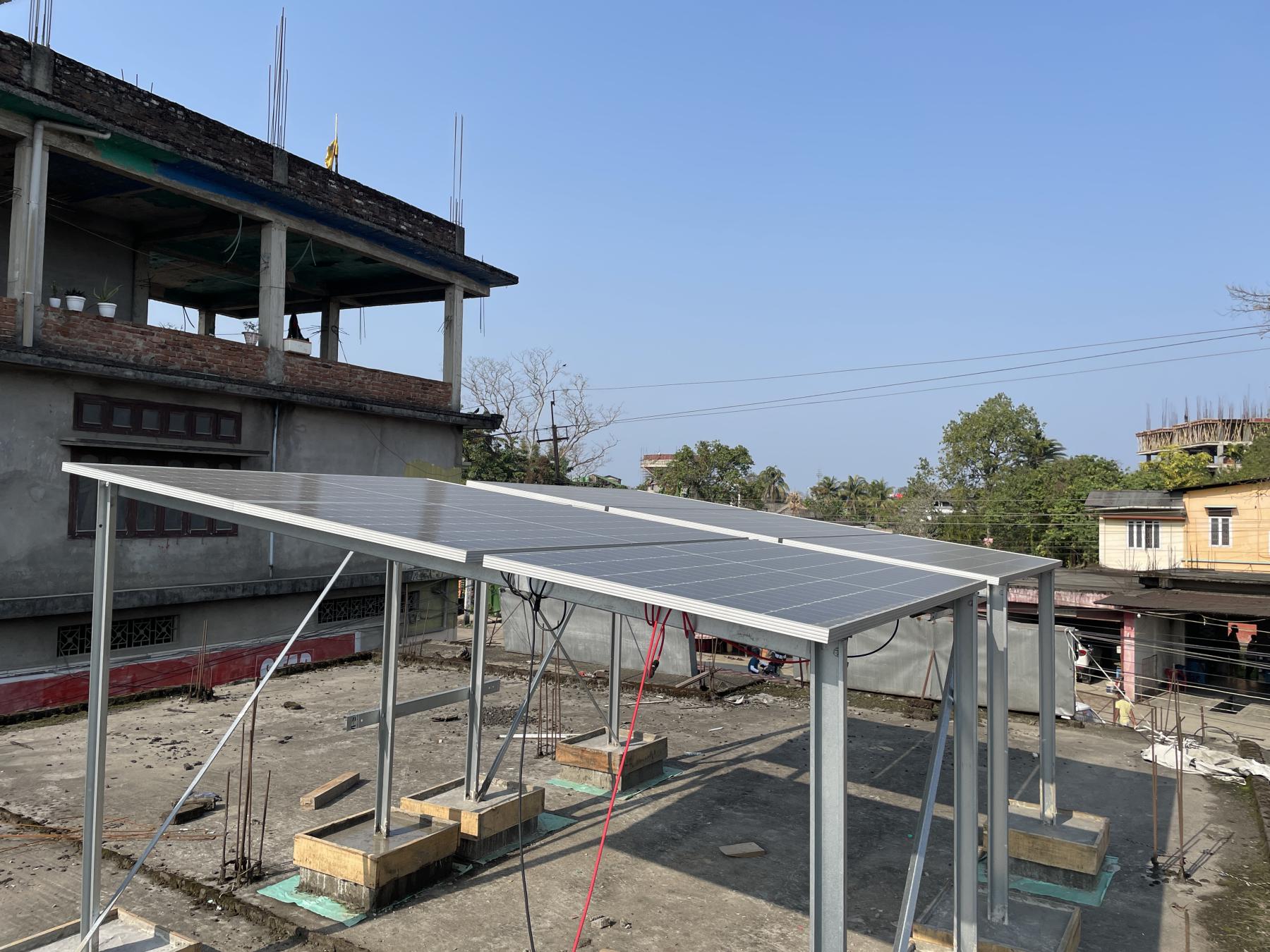 3 KW Off Grid Solar System Installation in Dibrugarh, Assam