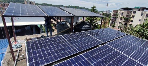 5 KW Hybrid Solar System Installation in Guwahati, Assam