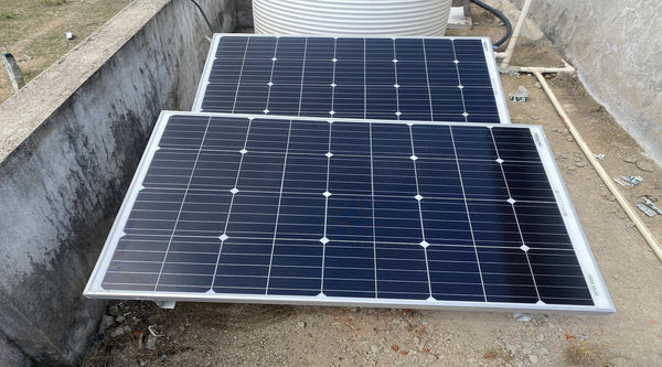 0.5 kv Off Grid Solar System Installation in Nandipet , Telangana