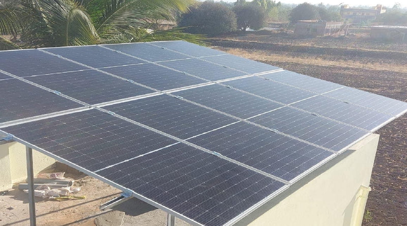 5kWh Off Grid Solar System Installation in Hubli, Karnataka