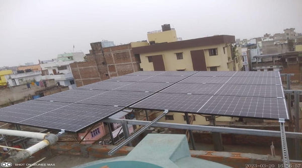 5kW On Grid Solar System Installation in Patna, Bihar