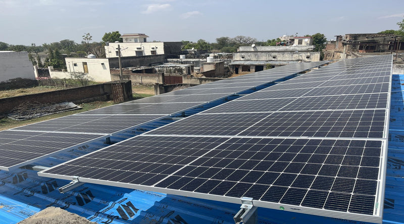 14 Kw On Grid Solar System Installation in Neem Ka thana, Rajasthan
