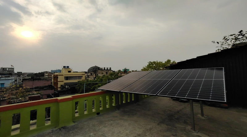 1.5KW Off Grid Solar System Installation in Kolkata, WB