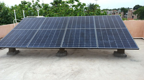 2KW Off Grid Solar System Installation in Rupnarayanpur, West Bengal
