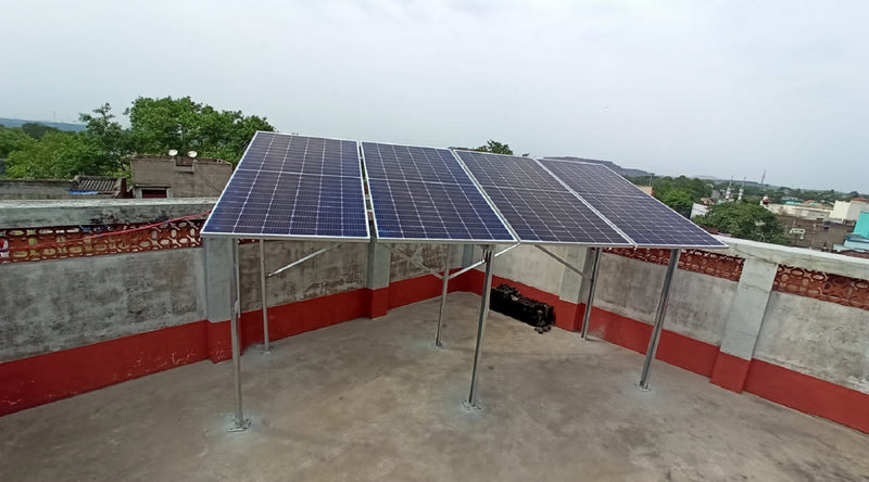 2KW Off Grid Solar System Installation in Kulti-Asansol, WB