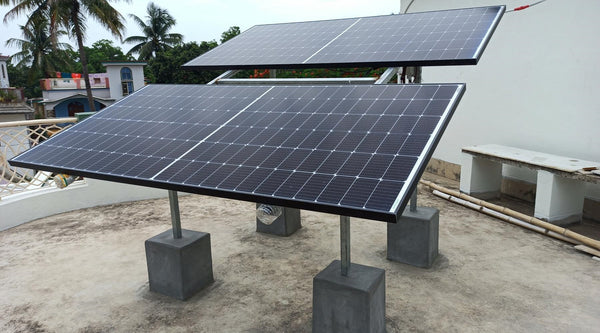 1KW Off Grid Solar System Installation in Rupnarayanpur, WB