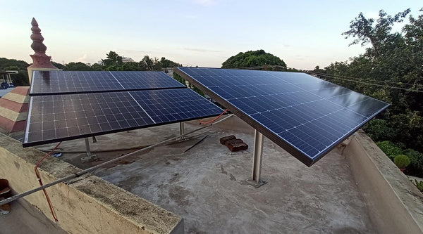 2KW Off Grid Solar System Installation in Durgapur, WB