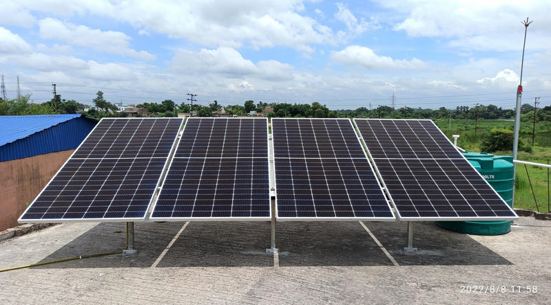 2KW On Grid Solar System Installation in Raniganj, WB