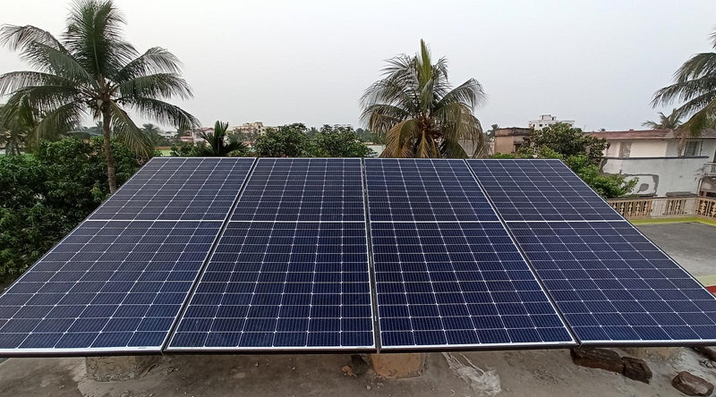 2KW Off Grid Solar System Installation in Rupnarayanpur, WB