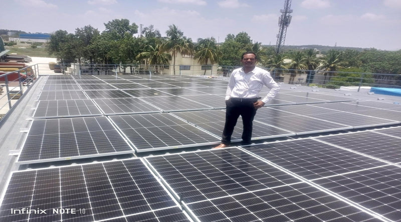 50kw ongrid On Grid Solar System Installation in Bengaluru
