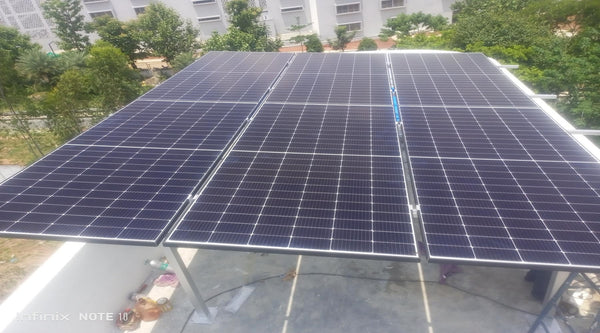 5kva Off Grid Solar System Installation in Bangalore, Karnataka
