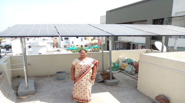 4kW On Grid Solar System Installation in Patna, Bihar
