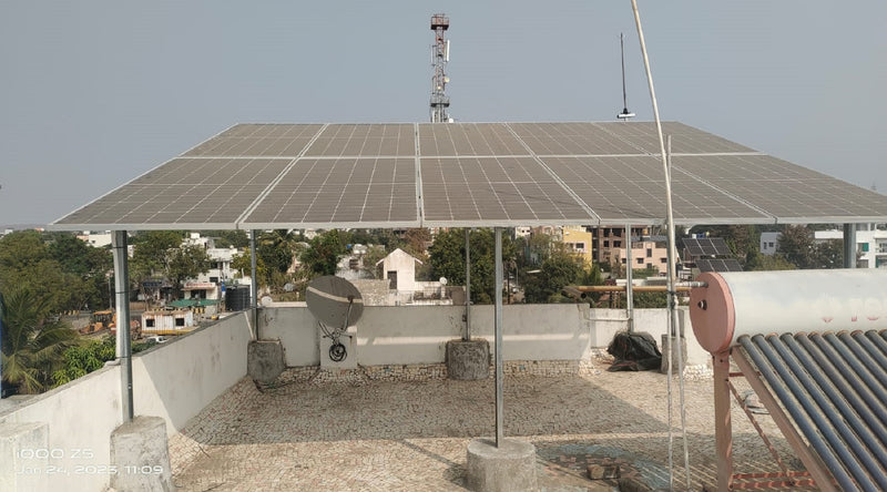 5kW On Grid Solar System Installation in Pune, Maharastra