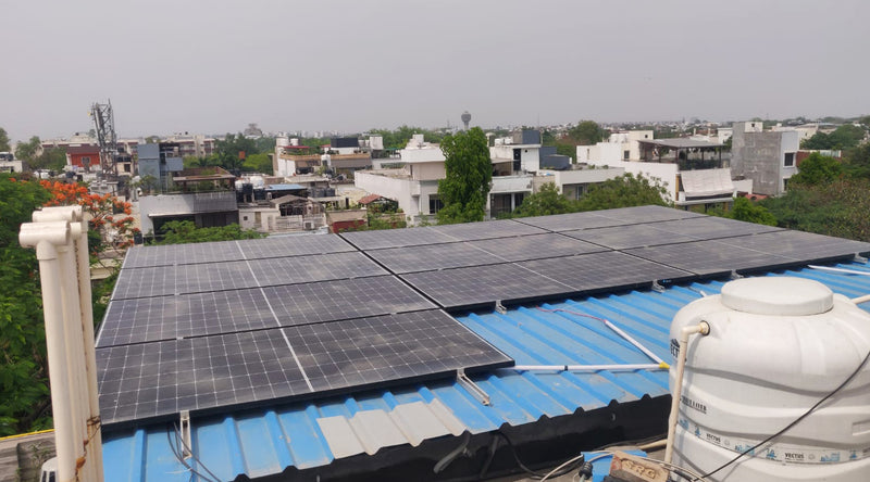 8kW On Grid Solar System Installation for Home in Hauz Khas, Delhi
