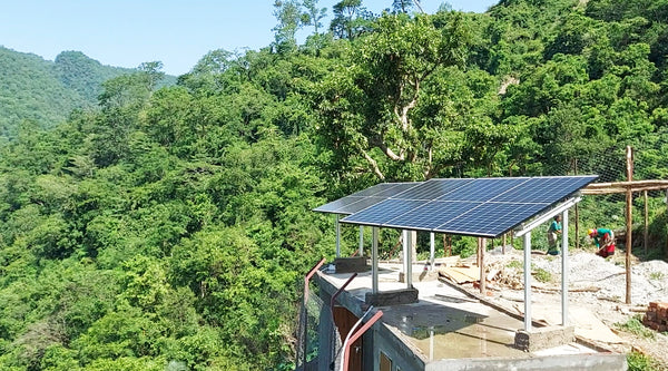 5kW Off Grid Solar System Installation in Rishikesh, Uttarakhand