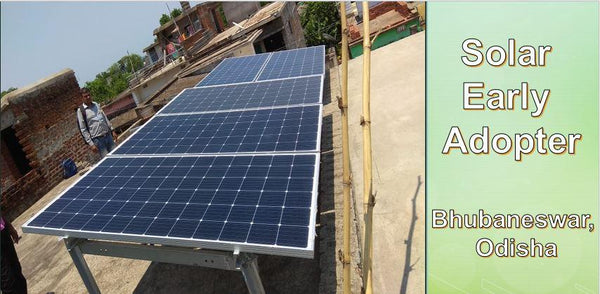 2 kw Off-Grid Solar Power Installation in Bhubaneshwar, Odisha