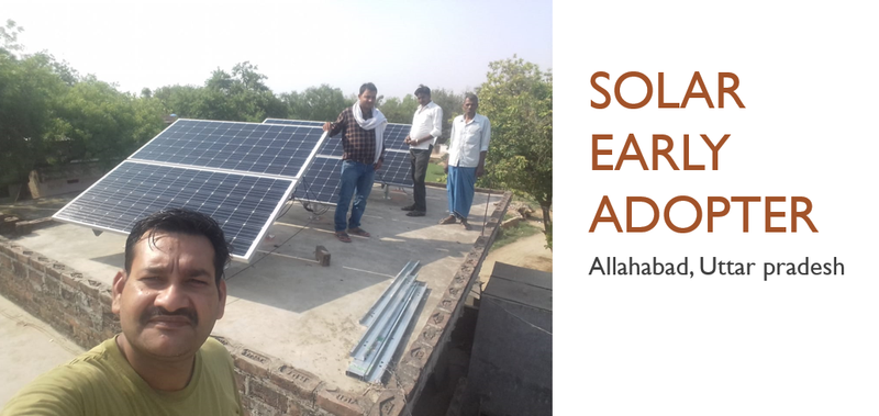 2 kw Off-Grid Solar Power Installation in Allahabad, Uttar Pradesh
