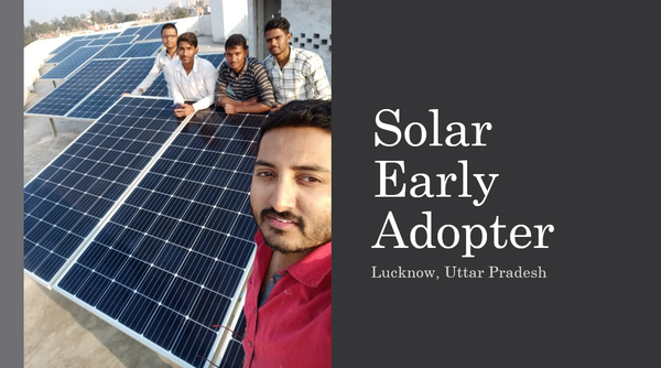 7.5 kw Off-Grid Solar Power Installation in Lucknow, Uttar Pradesh