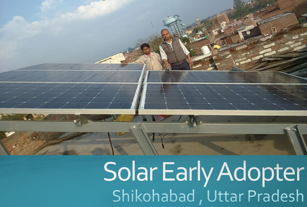 2kw off grid Off-Grid Solar Power Installation in Shikohabad,Firozabad, Uttar Pradesh
