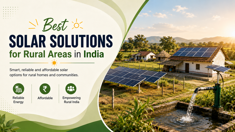 Best Solar Solutions for Rural Areas in India