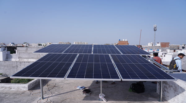2kw Off Grid Solar System Installation in Karnataka