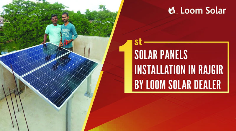 360 Watt Solar Panels Installation in Rajgir, Nalanda (Bihar)