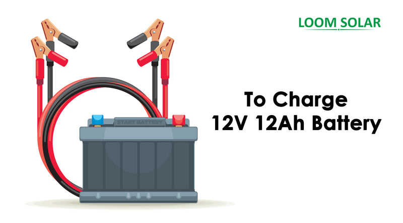 How to charge a 12v 12ah battery?