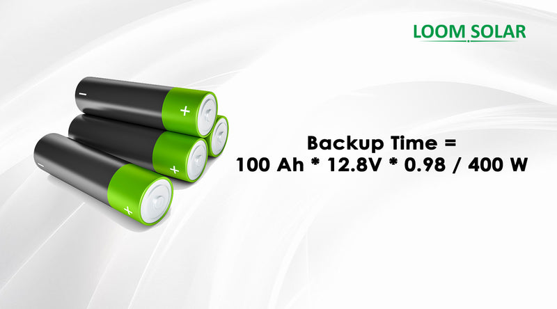 How to Calculate Inverter Battery Backup Time?