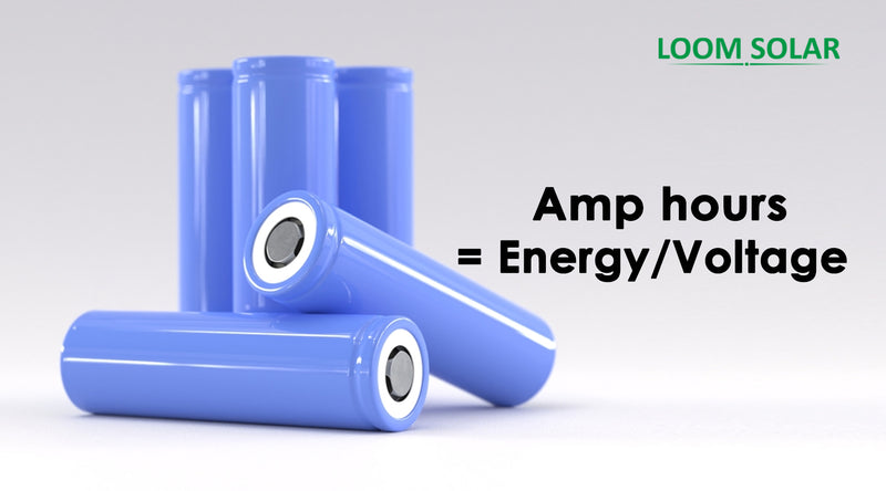 How to calculate amp hours (Ah) of a battery bank?